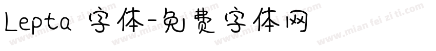 Lepta 字体字体转换